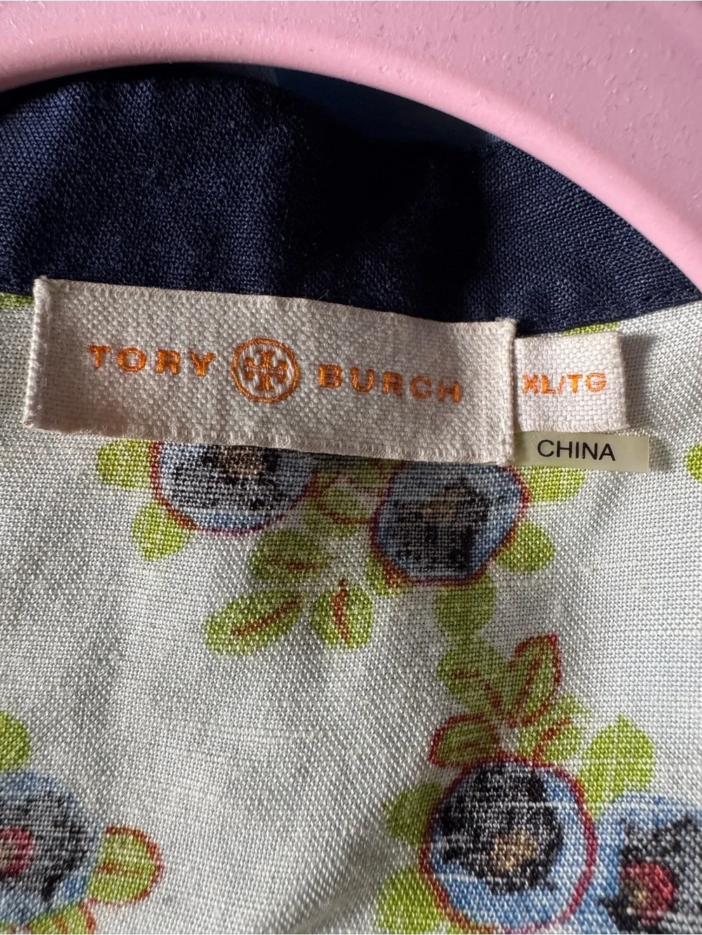 Tory Burch Avalon beach dress xl with blueberries